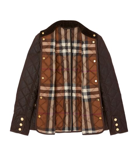 burberry waxed jackets|Burberry diamond quilted field jacket.